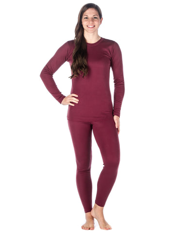 Women's 'Soft Comfort' Premium Thermal Set - Purple