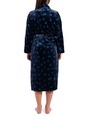 Snow Leopard - Navy/Teal